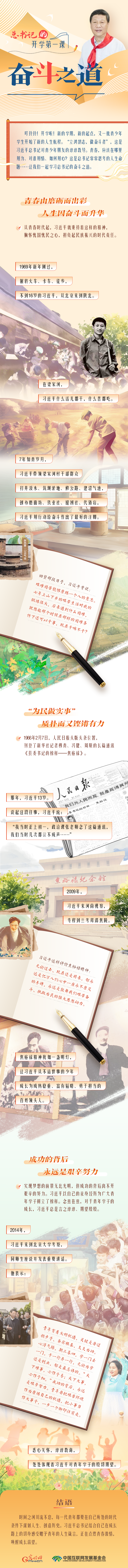 開學(xué)第一課丨總書記的奮斗之道