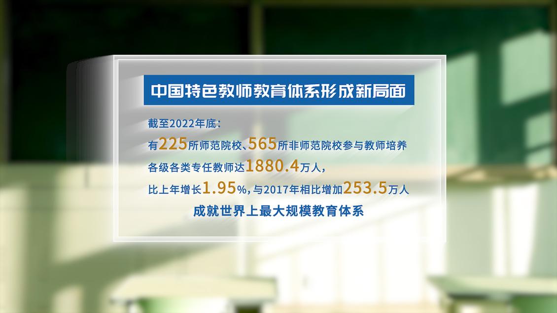 開學(xué)第一課丨【總書記的教書育人觀】建設(shè)教育強(qiáng)國,，健全中國特色教師教育體系